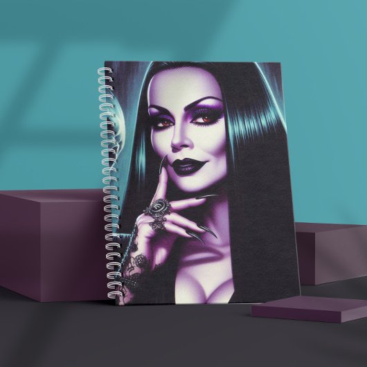 Vintage-Goth-Frau Notizblock