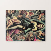 Vintage-Goth-Pin-Ups Puzzle (Horizontal)