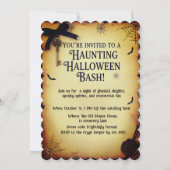 Vintage Gothic Apothecary Haunted Halloween Bash  Einladung (Vorderseite)