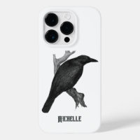 Vintage Gothic Black Raven Case-Mate iPhone-Hülle