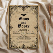 Vintage Gothic Grusel und Alkohol Halloween