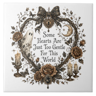 Vintage Gothic Herz Fliese