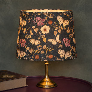 Vintage Gothic Moth & Dark Floral Grau & Lila Seidenpapier