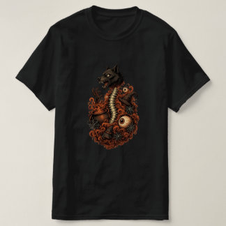 Vintage-Gothik-Werwolf-Halloween T-Shirt