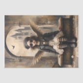Vintage-Gotik-Engel-Decoupage Seidenpapier (Vorderseite)