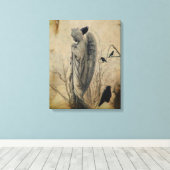Vintage Gotik Leinwanddruck (Insitu (Holzboden))