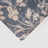 Vintage gotische Blumendekoupage Seidenpapier (Ausschnitt)