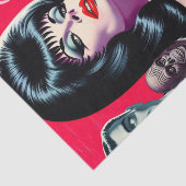 Vintage Gotische Frau Seidenpapier (Ausschnitt)