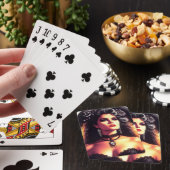 Vintage-Gotische Frau Spielkarten (In Situ)