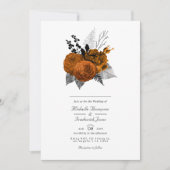 Vintage gotische Hochzeit Einladung (Vorderseite)