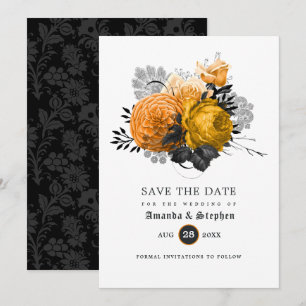 Vintage-Gotische-Hochzeit - Termin vormerken Save The Date