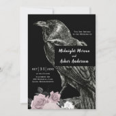 Vintage gotische Hochzeitseinladung Einladung (Vorderseite)