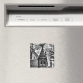 Vintage gotische Kirche Magnet (In Situ (Geschirrspüler))