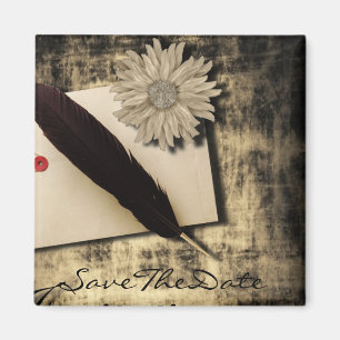 Vintage gotische Liebe Steampunk Hochzeit Magnet