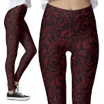 Vintage Gotische Muster Leggings - gotische Nostal<br><div class="desc">Dunkelrote Vintag gotische Muster Leggings - Gotische Nostalgie, Viktorianische Gothästhetik, Dunkler und verzauberter Stil Treten Sie mit unseren Vintagen gotischen MusterLeggings in die Welt der Vintagen Gothic-Verlockung ein. Mit diesen Leggings, die eine Viktorianische Gothästhetik ausstrahlen, ist Halloween der berauschende Charme. Das Vintag inspirierte Design führt Sie auf eine Reise der...</div>