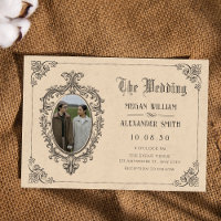 Vintage gotische Oldschool-Foto Hochzeit