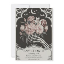 Vintage gotische Schädelspuppe Halloween Kinderdus