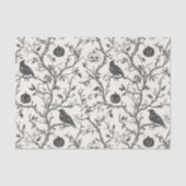 Vintage-Gotischer Halloween Seidenpapier (Vorderseite)
