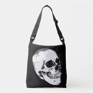 Vintage-Gotischer Totenkopf Tragetaschen Mit Langen Trägern