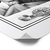 Vintage Gottesmutter von Trauern katholische Hinga Poster (Ecke)