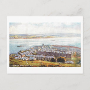 Vintage Gourock von Tower Hill, Schottland Postkarte