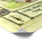 Vintage Graal Cover von Jessie M. King Poster (Ecke)