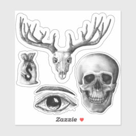 Vintage Grafik Aufkleber