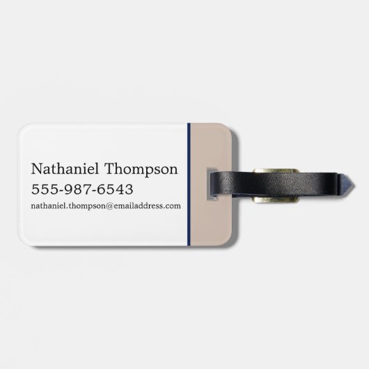 VINTAGE Grafik der HOGSMEADE-Station Gepäckanhänger (Rückseite horizontal)