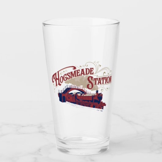 VINTAGE Grafik der HOGSMEADE-Station Glas (Vorderseite)