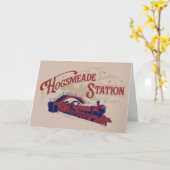 VINTAGE Grafik der HOGSMEADE-Station Karte (Gelbe Blume)