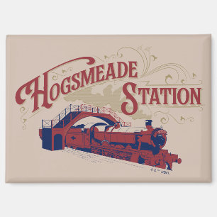 VINTAGE Grafik der HOGSMEADE-Station Magnet