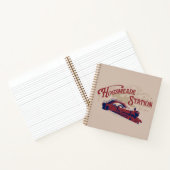 VINTAGE Grafik der HOGSMEADE-Station Notizblock (Innenseite)
