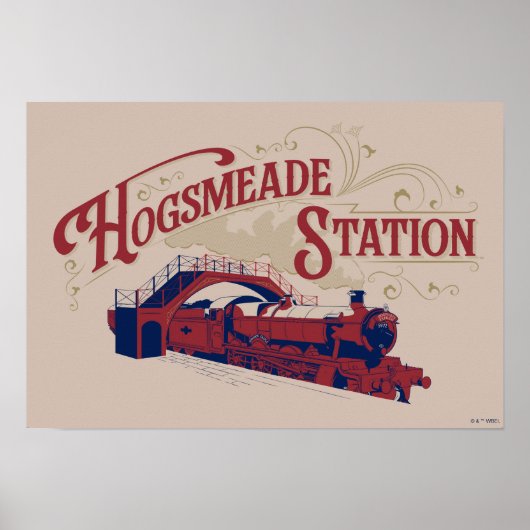 VINTAGE Grafik der HOGSMEADE-Station Poster (Vorne)