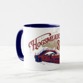 VINTAGE Grafik der HOGSMEADE-Station Tasse (Vorderseite Links)