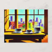 Vintage Grafik Postkarte (Vorderseite)