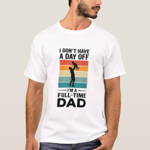 Vintage Grafik T-Shirt Design für Vollzeit-Vater_1