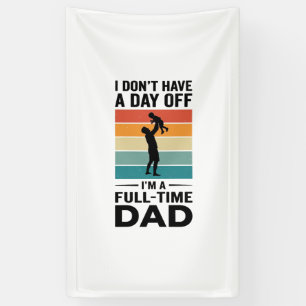 Vintage Grafik T-Shirt Design für Vollzeit-Vater_1 Banner