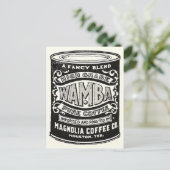 Vintage grafische Postkarte (Stehend Vorderseite)