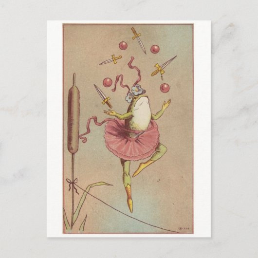 Vintage grafische Postkarte (Vorderseite)