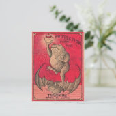 Vintage grafische Postkarte (Stehend Vorderseite)