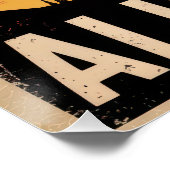 Vintage Granada Alhambra Travel Poster - Sunset (Ecke)