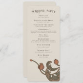 Vintage Granatfächer Programm (Vorne/Hinten)