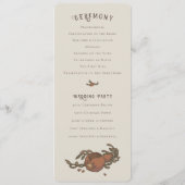 Vintage Granatfächer Programm (Rückseite)