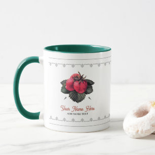 Vintage Grand Berries Erdbeeren Fügen Sie Ihren Na Tasse