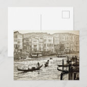 VINTAGE GRAND CANAL Postkarte (Vorne/Hinten)