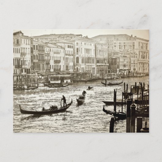 VINTAGE GRAND CANAL Postkarte (Vorderseite)
