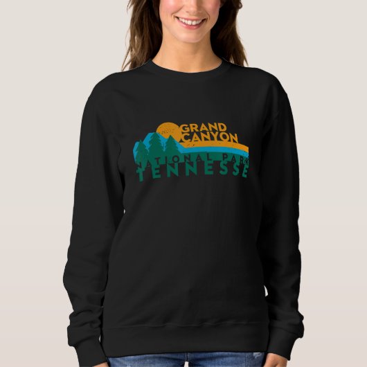 Vintage Grand Canyon National Park Mountain Sunset Sweatshirt (Vorderseite)