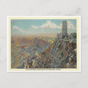 Vintage Grand Canyon Postkarte