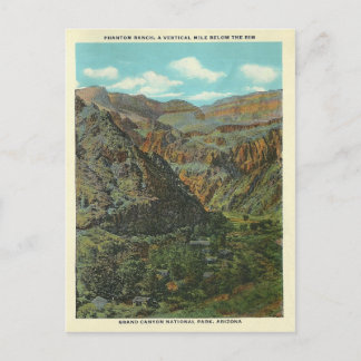 Vintage Grand Canyon Postkarte