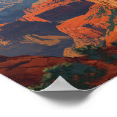 Vintage Grand Canyon Travel Cool Retro  Poster (Ecke)